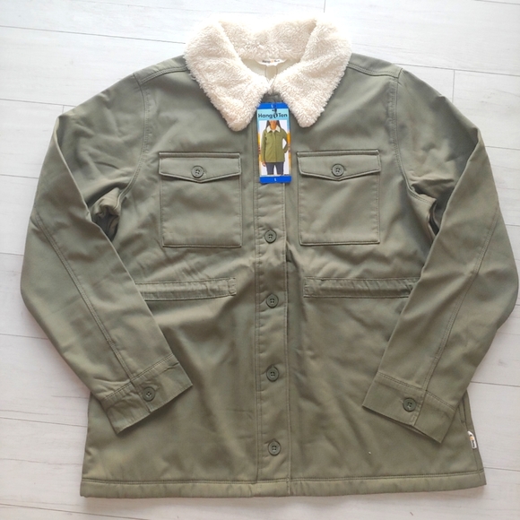 Hang Ten NEW Jan Utility Jacket GREEN - Picture 6 of 15